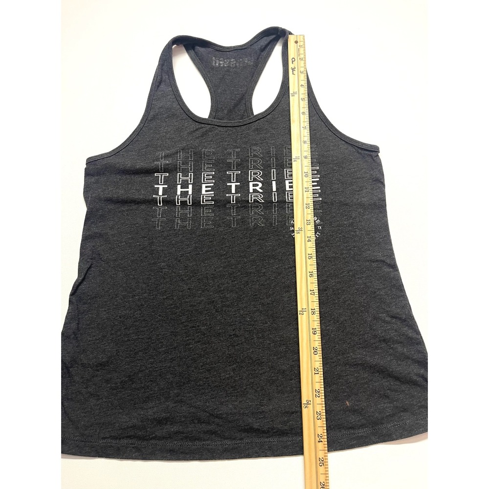 The Tribe SF CrossFit Womens Small Gray Racerback Workout Tank Top 0398 - Picture 5 of 7